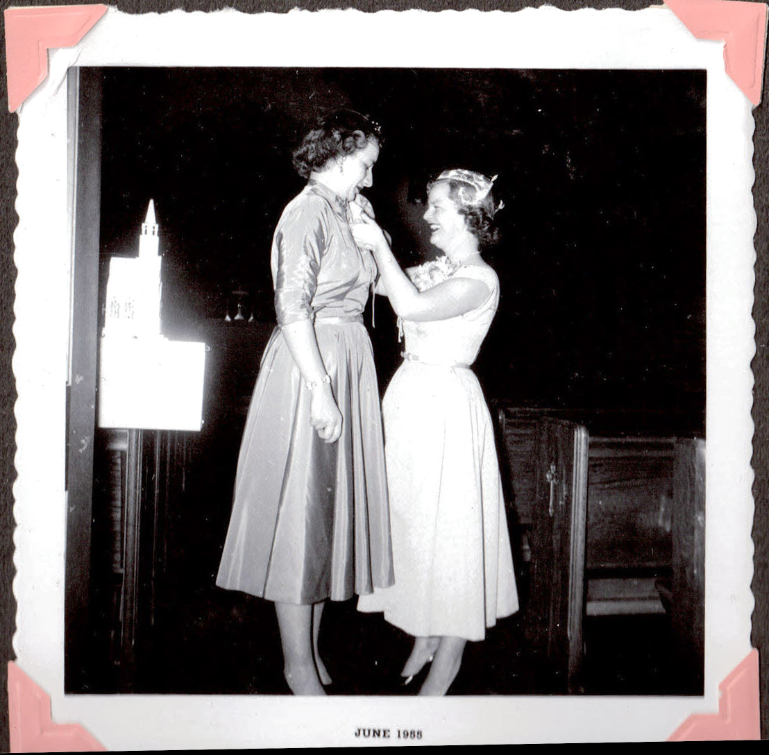 Teaching pals Sybil (Holman) Daily...