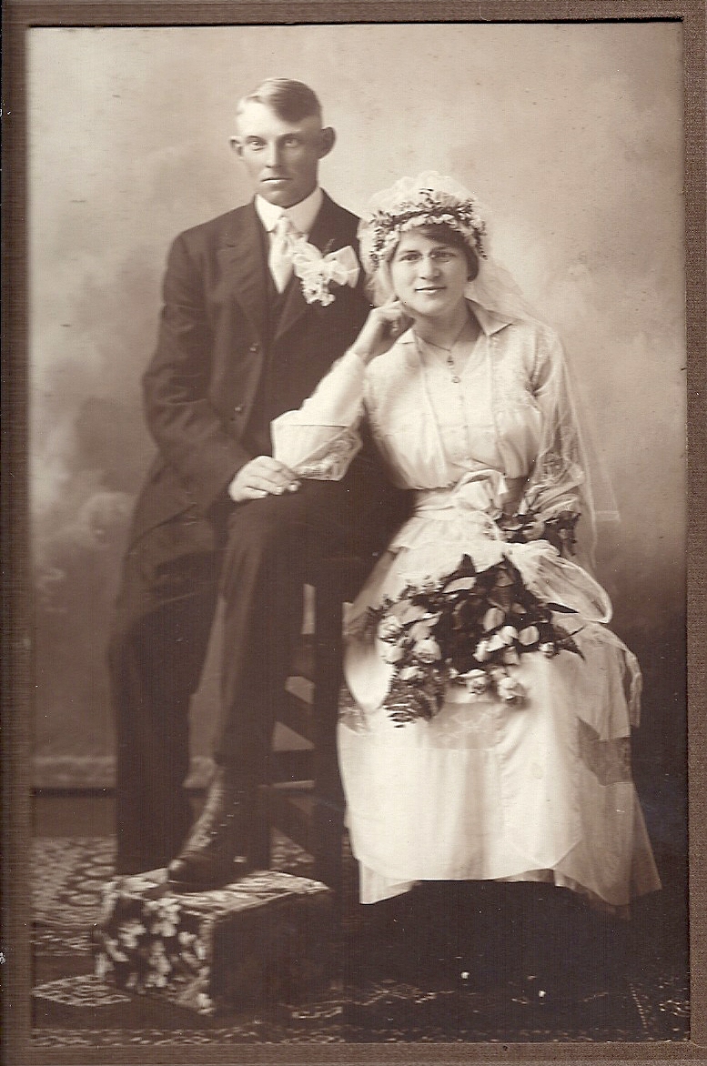Albert and Martha's Wedding Photo, 1916
