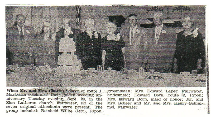Charles and Louise Golden Wedding Anniverary